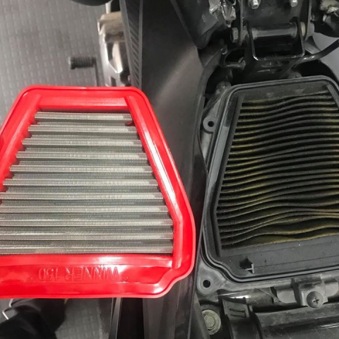 Lọc gió lưới thép độ dành cho Winner, Winner X