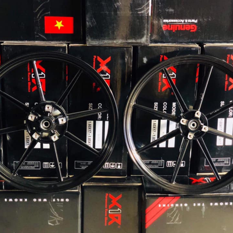 Mâm X1R chính hãng 8 cây cho Exciter 150