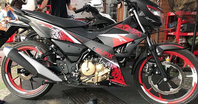 Xe Satria thay nhớt bao nhiêu lít?