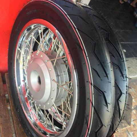 Vỏ xe Camel 563 size 70/90-14