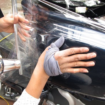 Dán keo trong xe ga lớn, Vespa...