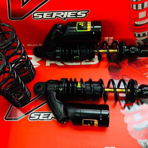 Phuộc RCB VD ty vàng cho Honda AB 125/160 (mẫu 4val) chính hãng