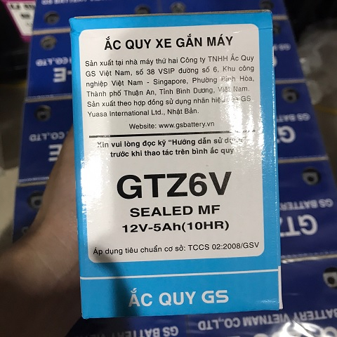 Bình ắc quy GS GTZ6V