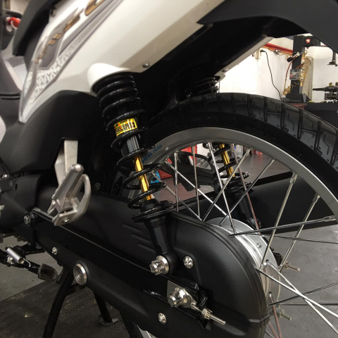 Phuộc RCB C Series ty vàng cho Honda Wave, Dream, Future chính hãng