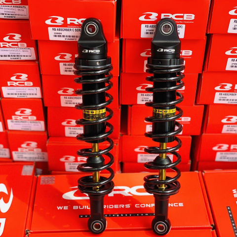 Phuộc RCB C Series ty vàng cho Honda Wave, Dream, Future chính hãng