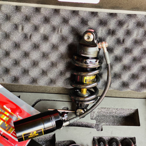 Phuộc RCB DB-2+ ty vàng cao cấp cho Exciter 150 chính hãng