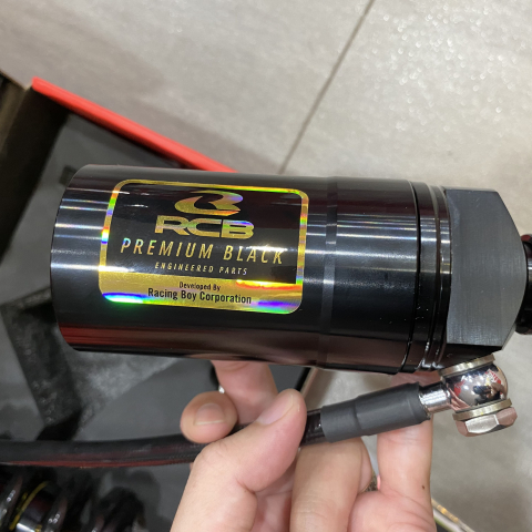 Phuộc RCB DB-2 Line (G-BK) ty vàng cho Exciter 135