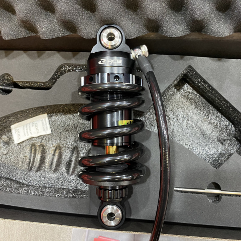 Phuộc RCB DB-2 Line (G-BK) ty vàng cho Exciter 135