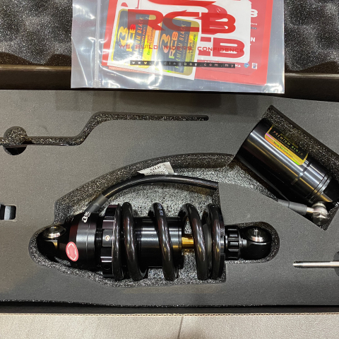 Phuộc RCB DB-2 Line (G-BK) ty vàng cho Exciter 150