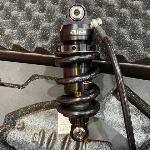 Phuộc RCB DB-2 Line (G-BK) ty vàng cho Exciter 150