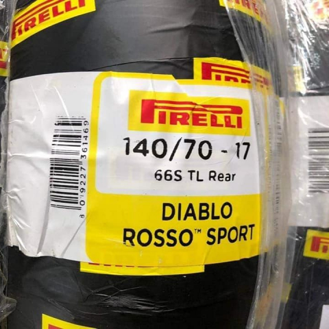 Vỏ Pirelli 140/70-17 Diablo Rosso Sport
