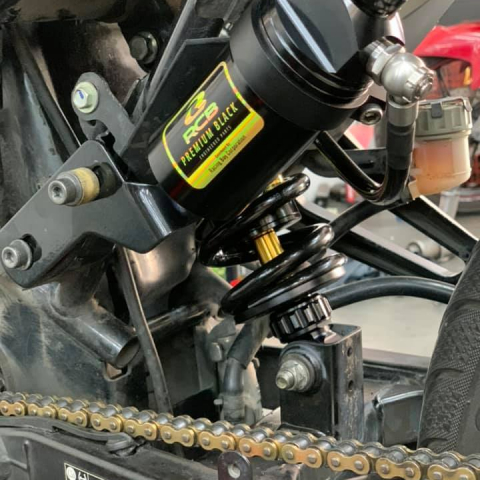 Phuộc RCB DB-2+ ty vàng cao cấp cho Exciter 150 chính hãng