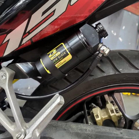 Phuộc RCB DB-2 Line (G-BK) ty vàng cho Honda Winner, Sonic