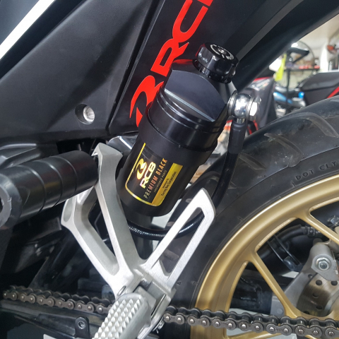 Phuộc RCB DB-2 Line (G-BK) ty vàng cho Honda Winner, Sonic