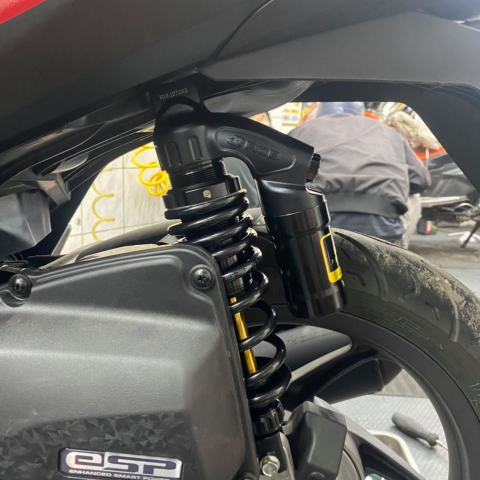 Phuộc RCB VD ty vàng cho Vario, Click chính hãng