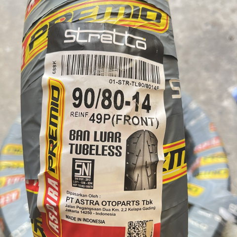 Vỏ xe Aspira Stretto 90/80-14