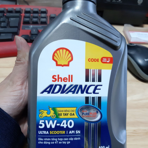 Shell Advance Ultra Scooter 5W40 0,8L