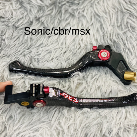 Tay thắng Carbon cho Honda Sonic, MSX, CBR150