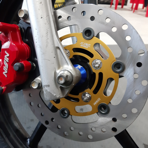 Đĩa thắng KingSpeed Moto 3 size 220mm 4 lỗ cho AB, Wave, Future,....