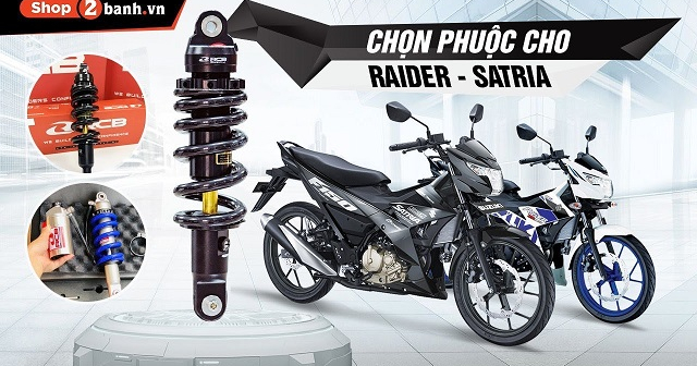 Phuộc RCB cho Satria F150 loại nào đi êm và bền?