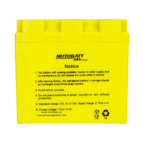 Bình ắc quy GEL Motobatt MTZ6S
