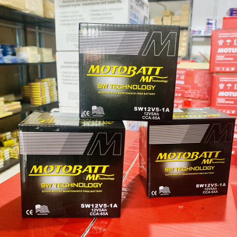 Bình ắc quy khô Motobatt SW12V5-1A