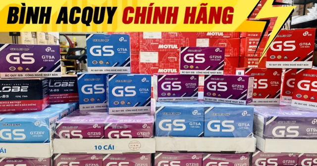 Ắc quy GS có tốt không? Cách lựa chọn bình GS 12V cho xe máy