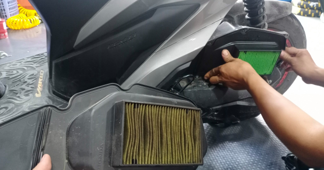 Xe Honda Vario chạy qua vùng ngập nước có cần phải thay lọc gió?