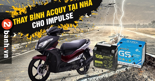 Xe Suzuki Impluse để lâu ngày không đề máy được có phải hư bình ắc quy?