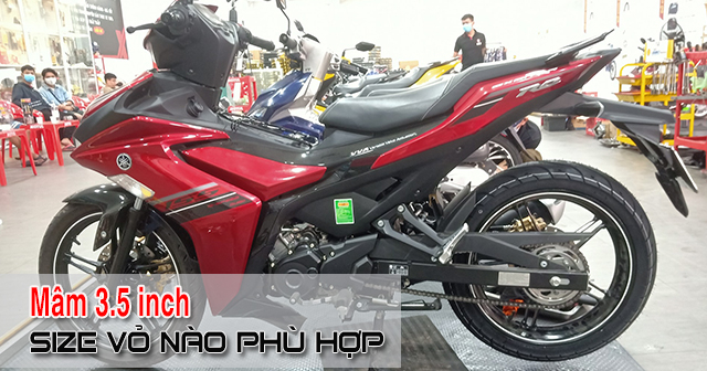 Mâm 3.5 nên đi vỏ size bao nhiêu là phù hợp?