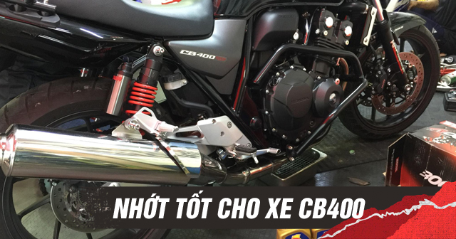Top 4 nhớt tốt cho xe CB400 bán chạy nhất Shop2banh