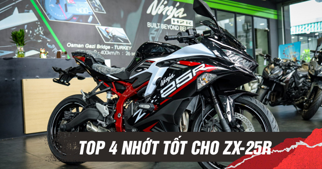 Top 4 nhớt tốt cho xe Kawasaki ZX-25R bán chạy nhất Shop2banh