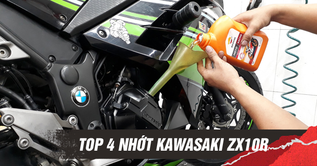 Top 4 nhớt tốt cho xe Kawasaki ZX10R bán chạy nhất Shop2banh