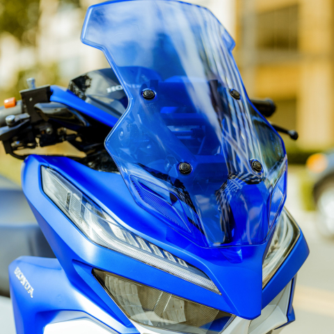 Kính chắn gió Zhi.pat cho Vario, Click 2018 - 2022 phong cách Touring chính hãng