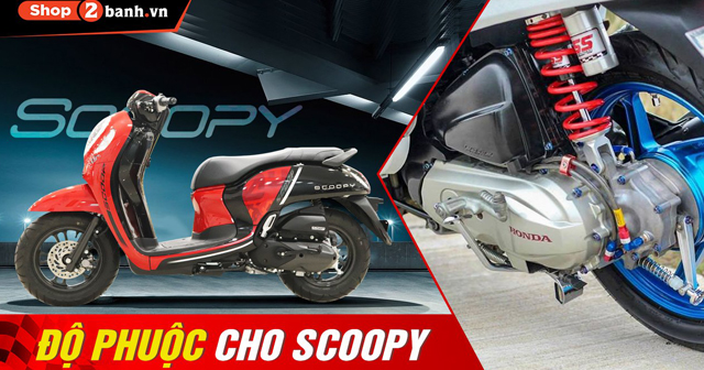 Nên chọn mua phuộc sau xe Honda Scoopy loại nào tốt nhất?