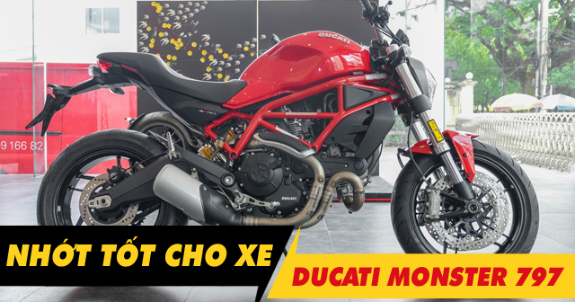Top 4 nhớt tốt cho xe Ducati Monster 797 bán chạy nhất Shop2banh