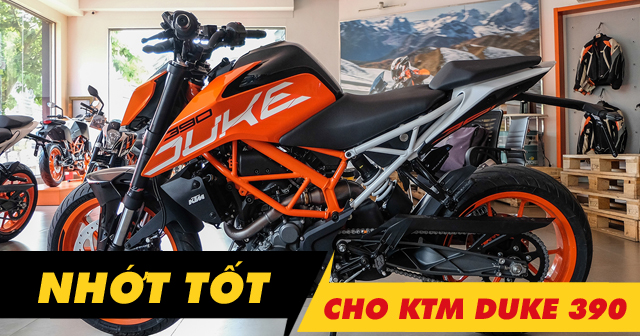 Top 4 nhớt tốt cho xe KTM Duke 390 bán chạy nhất Shop2banh