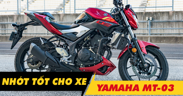 Top 4 nhớt tốt cho xe Yamaha MT-03 bán chạy nhất Shop2banh