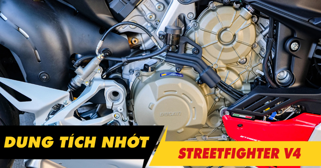 Xe Mô tô Ducati Streetfighter V4 thay nhớt bao nhiêu lít?