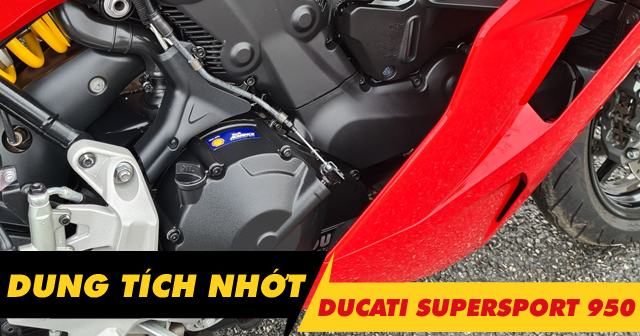 Xe Mô tô Ducati SuperSport 950 thay nhớt bao nhiêu lít?