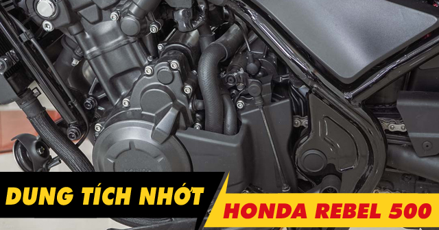 Xe Mô tô Honda Rebel 500 thay nhớt bao nhiêu lít?