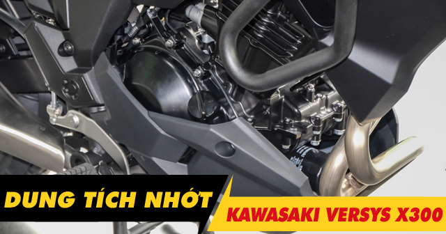 Xe Mô tô Kawasaki Versys X300 thay nhớt bao nhiêu lít?