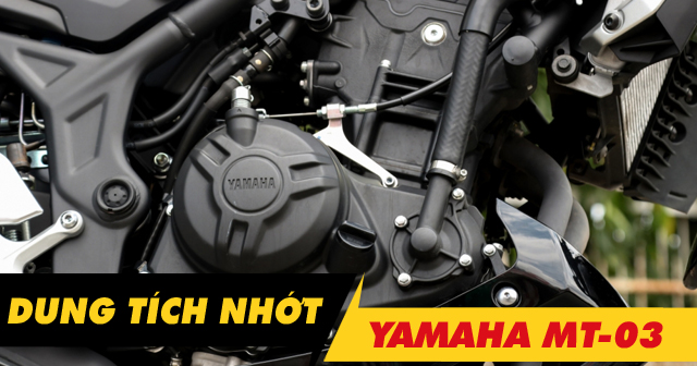 Xe Mô tô Yamaha MT-03 thay nhớt bao nhiêu lít?
