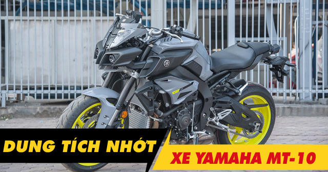 Xe Mô tô Yamaha MT-10 thay nhớt bao nhiêu lít?