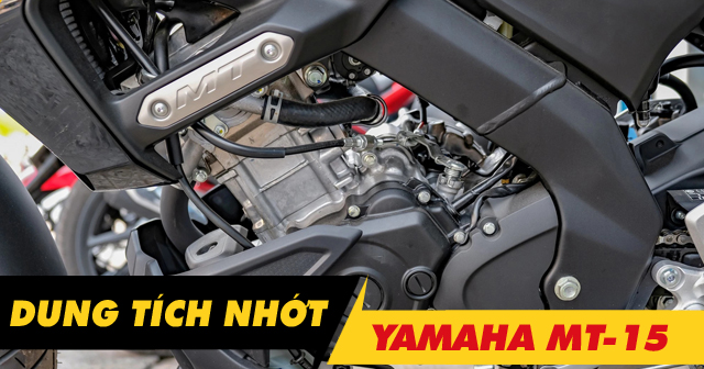 Xe Mô tô Yamaha MT-15 thay nhớt bao nhiêu lít?