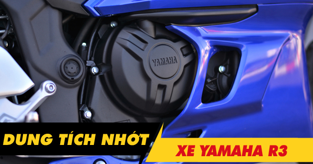 Xe Mô tô Yamaha R3 thay nhớt bao nhiêu lít?