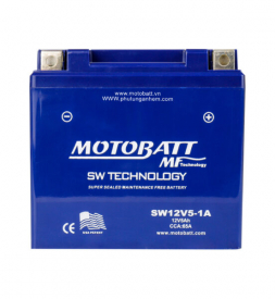 Bình ắc quy khô Motobatt SW12V5-1A
