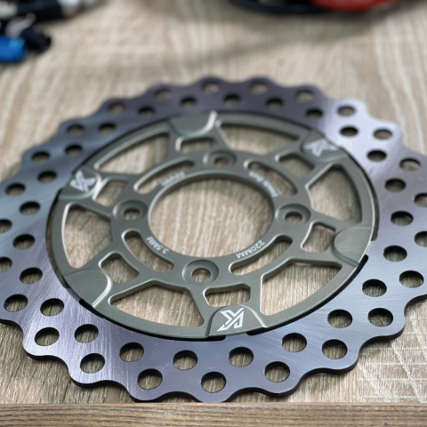 Đĩa KingSpeed 220mm mẫu mới 4 lỗ cho Wave, AB...