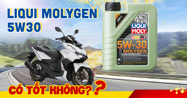Honda Vario 160 thay nhớt Molygen 5W30 có phù hợp không?