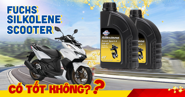 Nhớt Fuchs Silkolene Scoot Sport 4 thay cho xe Honda Vario 160 có tốt không?